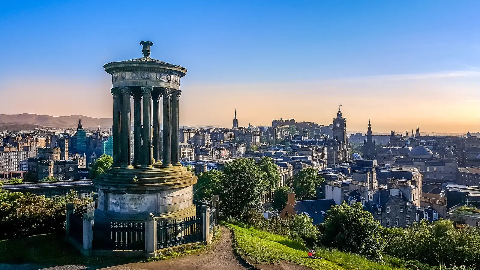 Workwear printing in Edinburgh, Scotland Embroidery for businesses in Edinburgh — View over Edinburgh, Scotland — the area Net-workwear supplies with branded workwear and embroidered uniforms