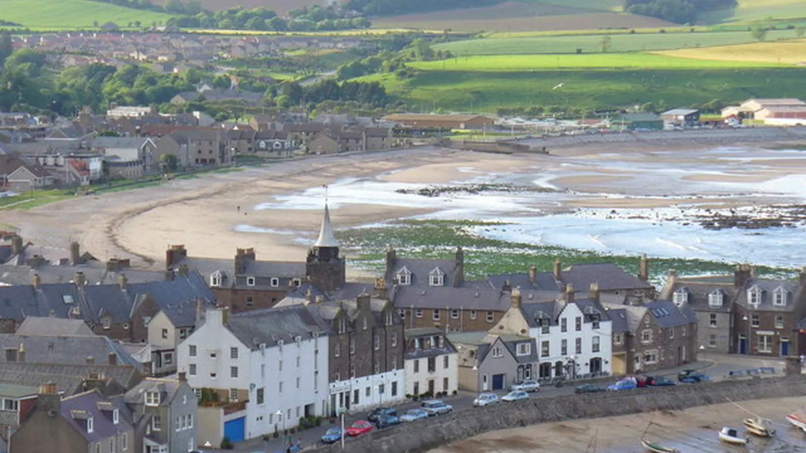 Workwear printing in Stonehaven, Scotland Stonehaven, near Aberdeen in Scotland — the area Net-workwear supplies with branded workwear and embroidered uniforms